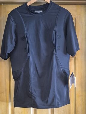 5.11 Tactical Series Holster Shirt 2xl Concealed Carry Moisture Wicking Mesh